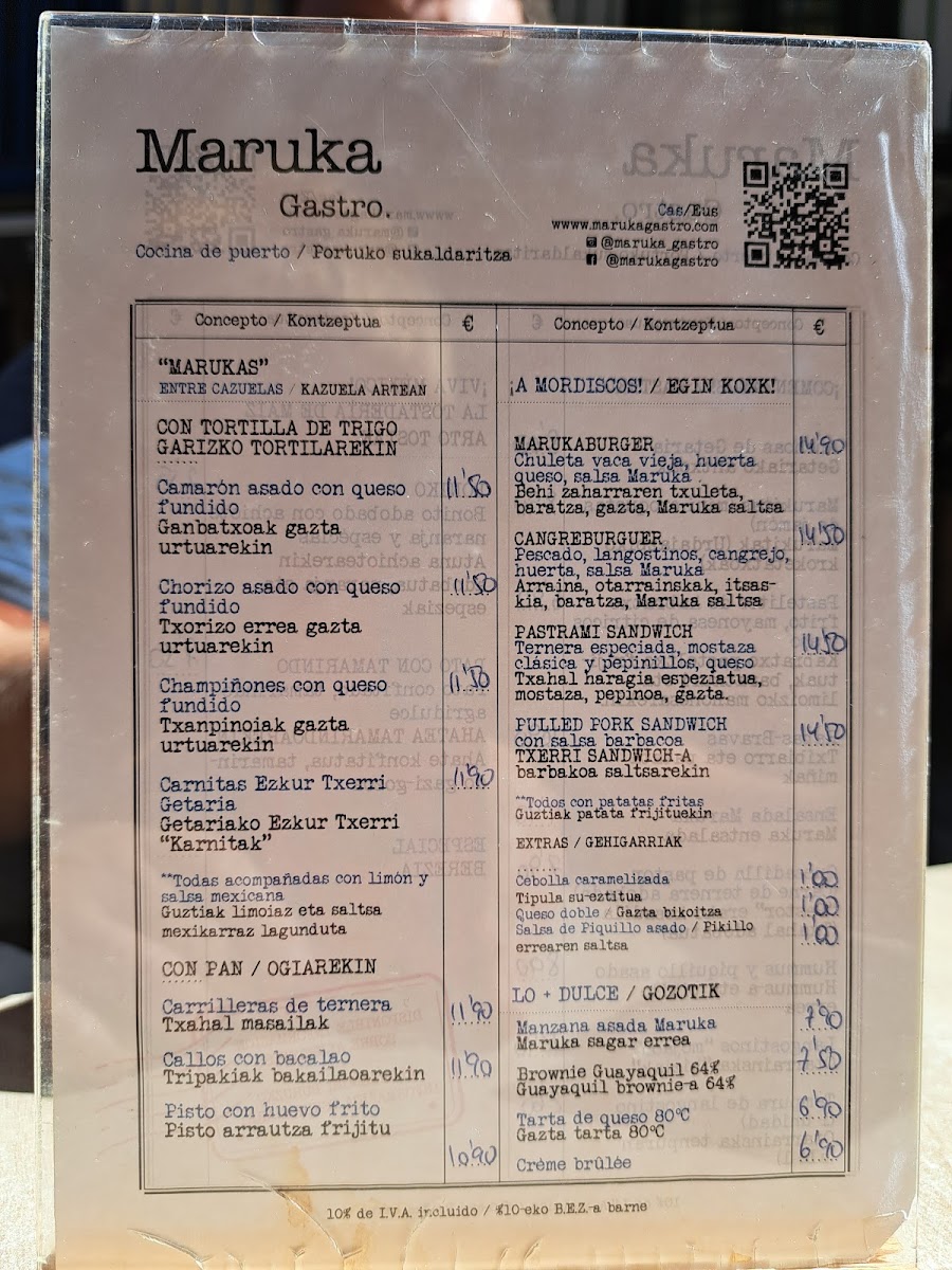 Menu Maruka Gastro-1